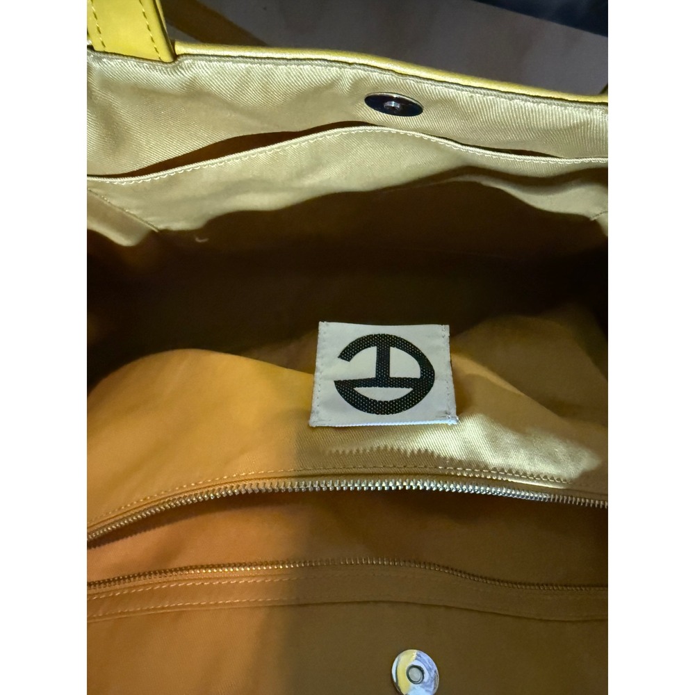 Telfar Shopping Bag Yellow Medium Tote‎ Leather - Picture 8 of 8